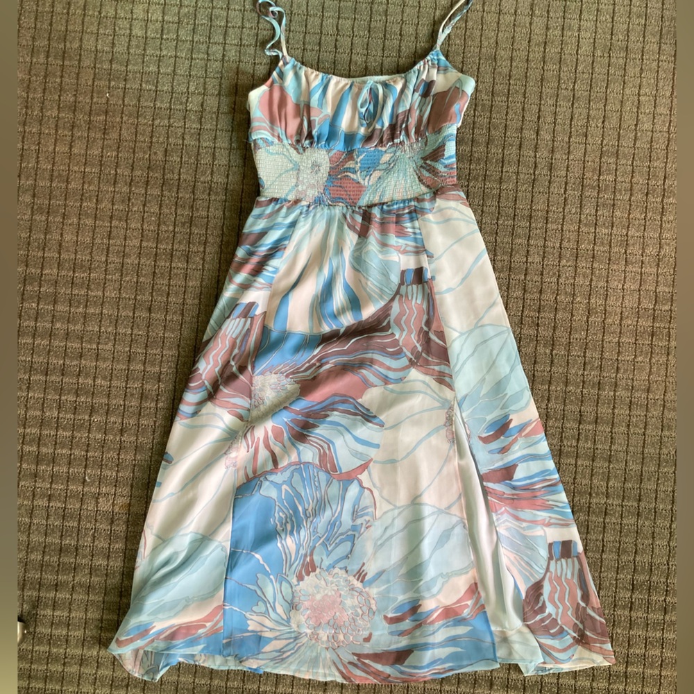 Wilfred Blue Patterned Dress